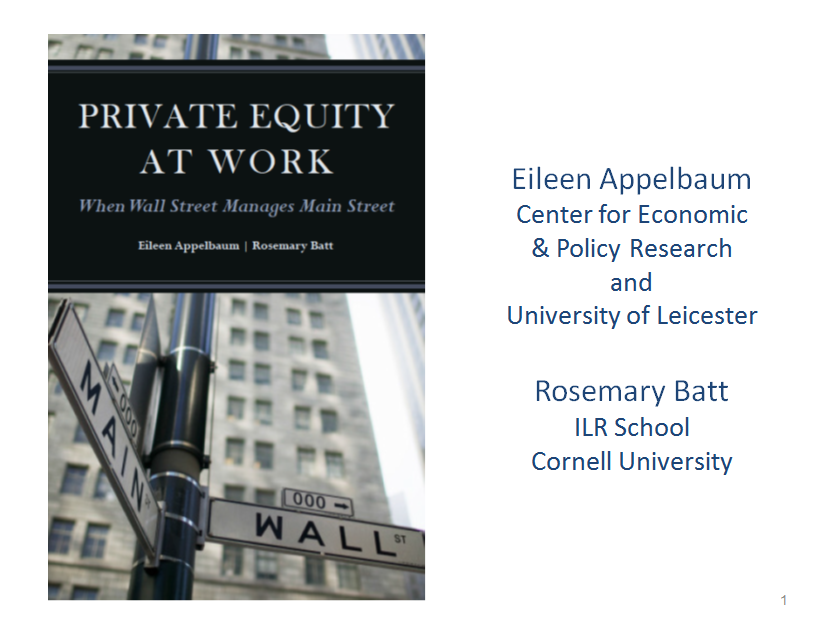 Performance of Private Equity Investments of the California Public Employees Retirement System: What are the Issues?