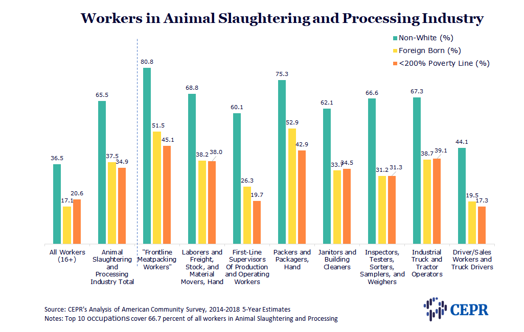 Workers in Animal Slaughtering and Processing Industry