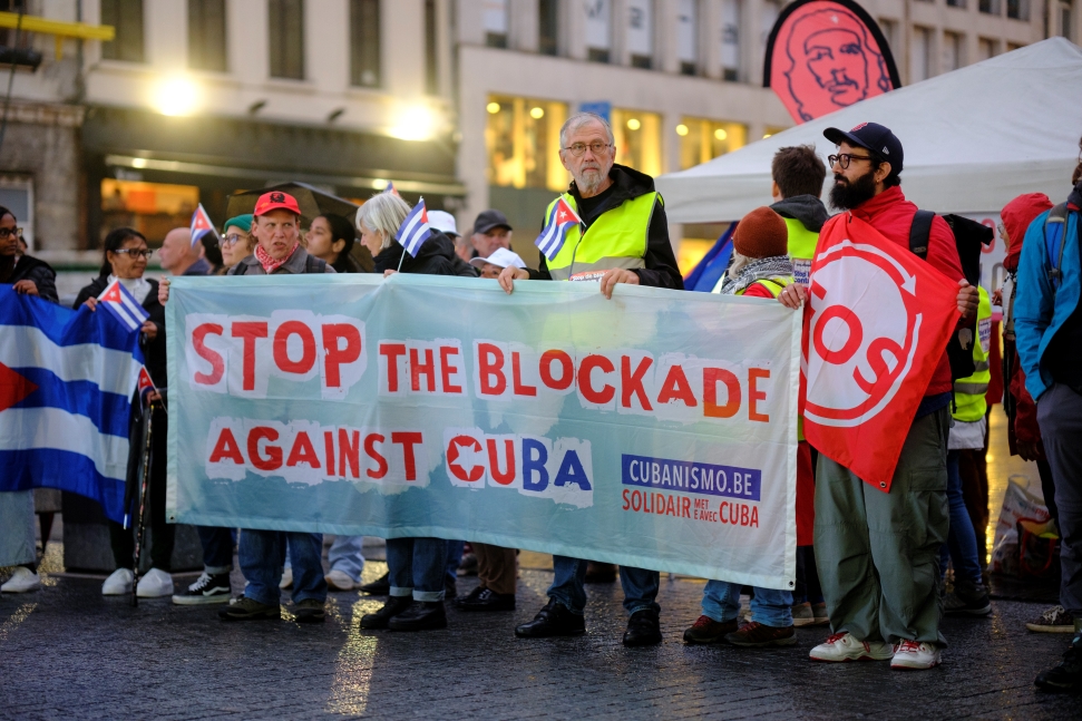 On the eve of the annual vote at the United Nations (UN) General Assembly on United States of America (USA) sanctions against Cuba, organizers urge the Belgian government and the European Union to take "concrete measures to strengthen their annual condemnation of the blockade ". (Thierry Monasse/Getty Images)