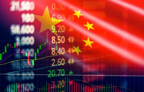 A visual representation of China's stock market data, showcasing various economic indicators and market movements.